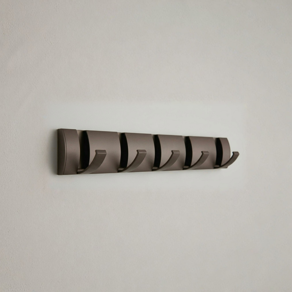 Set de ganchos en aluminio para baño COMBA