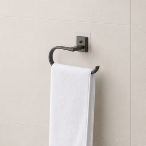 Toallero de aluminio tipo aro