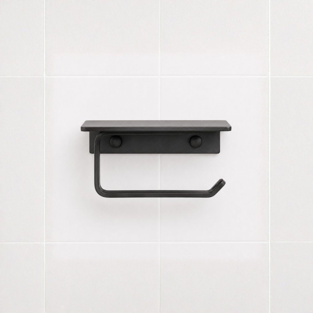 Porta papel higiénico de aluminio con base - COMBA Home